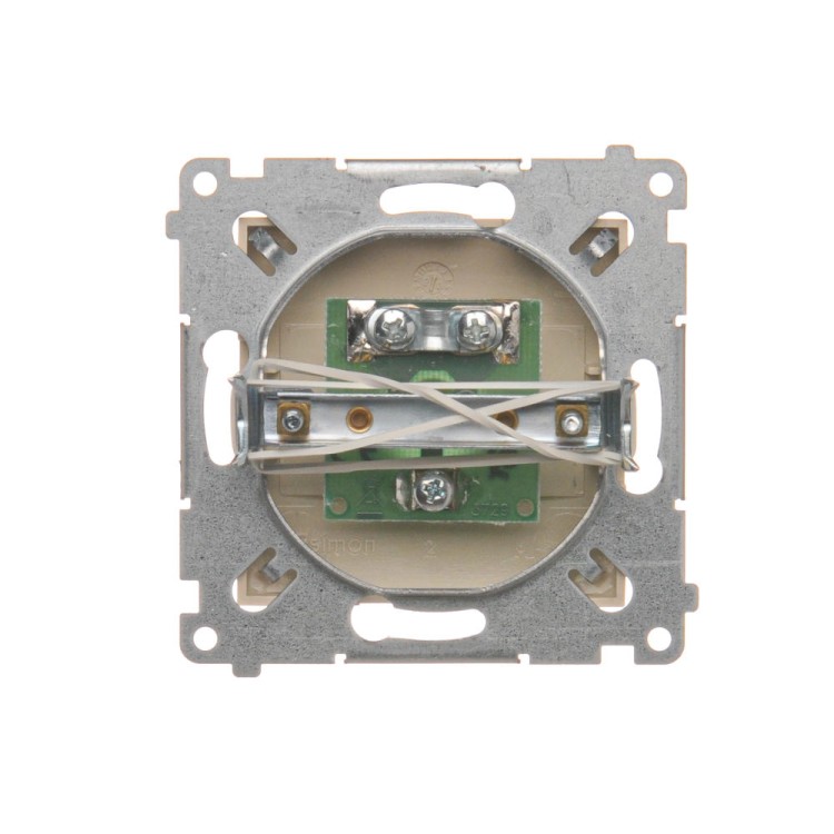 Gniazdo antenowe TV pojedyncze końcowe Simon 54 DAK1.01/41 Kontakt-Simon kremowy
