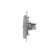 Gniazdo HDMI pojedyncze Simon 54 DGHDMI.01/43 Kontakt-Simon srebrny mat, metalizowany