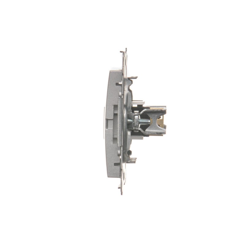 Gniazdo HDMI pojedyncze Simon 54 DGHDMI.01/43 Kontakt-Simon srebrny mat, metalizowany