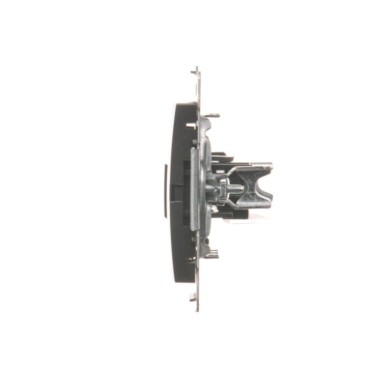 Gniazdo telefoniczne pojedyncze RJ12 Simon 54 DT1.01/48 Kontakt-Simon antracyt, metalizowany