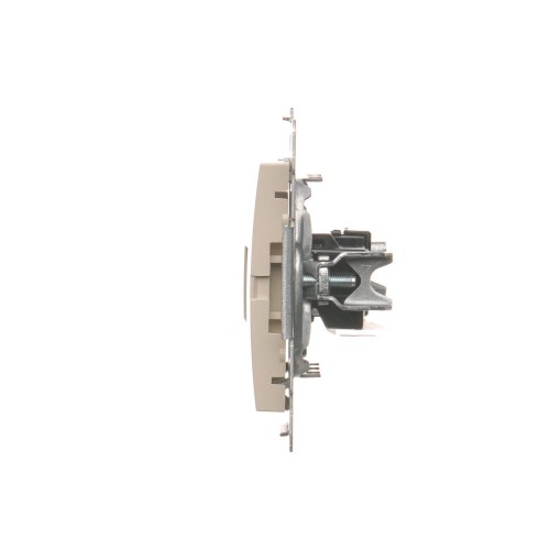 Gniazdo komputerowe RJ45 kategoria 5e + telefoniczne RJ12 Simon 54 D5T.01/41 Kontakt-Simon kremowy