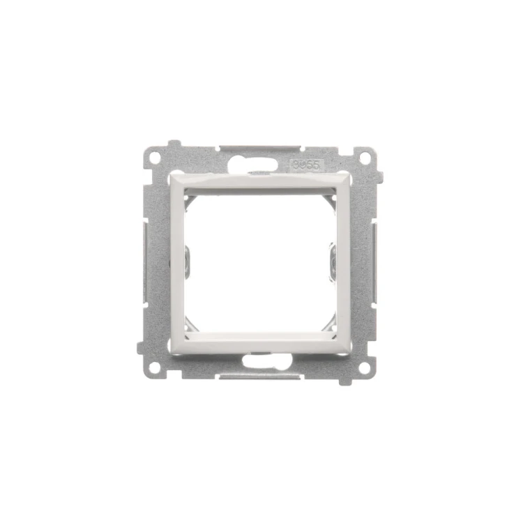 Adapter (przejściówka) na osprzęt standardu 45×45 mm Simon 54 DA45.01/11 Kontakt-Simon biały