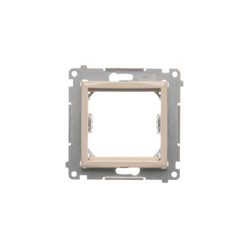 Adapter (przejściówka) na osprzęt standardu 45×45 mm Simon 54 DA45.01/41 Kontakt-Simon kremowy
