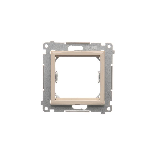 Adapter (przejściówka) na osprzęt standardu 45×45 mm Simon 54 DA45.01/41 Kontakt-Simon kremowy