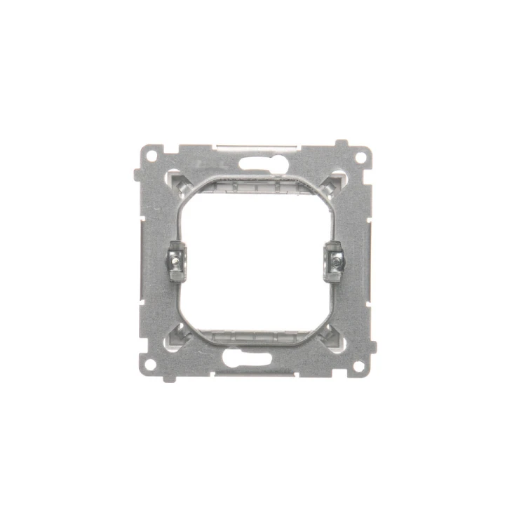 Adapter (przejściówka) na osprzęt standardu 45×45 mm Simon 54 DA45.01/43 Kontakt-Simon srebrny mat, metalizowany