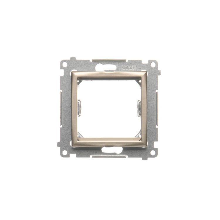 Adapter (przejściówka) na osprzęt standardu 45×45 mm Simon 54 DA45.01/44 Kontakt-Simon złoty mat, metalizowany