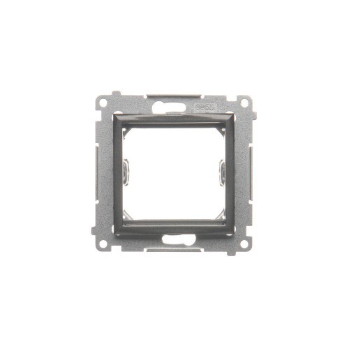 Adapter (przejściówka) na osprzęt standardu 45×45 mm Simon 54 DA45.01/48 Kontakt-Simon antracyt, metalizowany