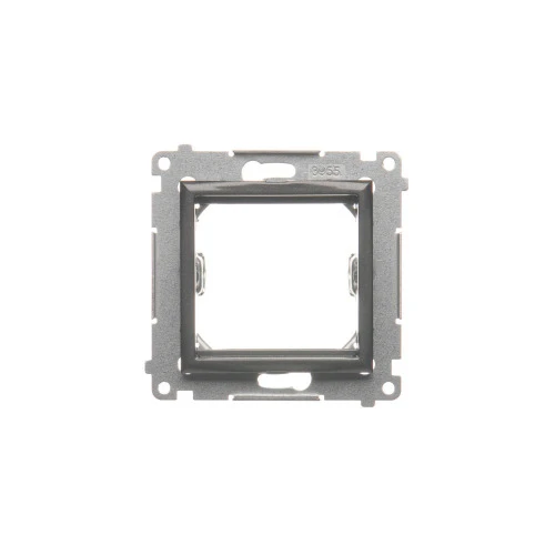 Adapter (przejściówka) na osprzęt standardu 45×45 mm Simon 54 DA45.01/48 Kontakt-Simon antracyt, metalizowany