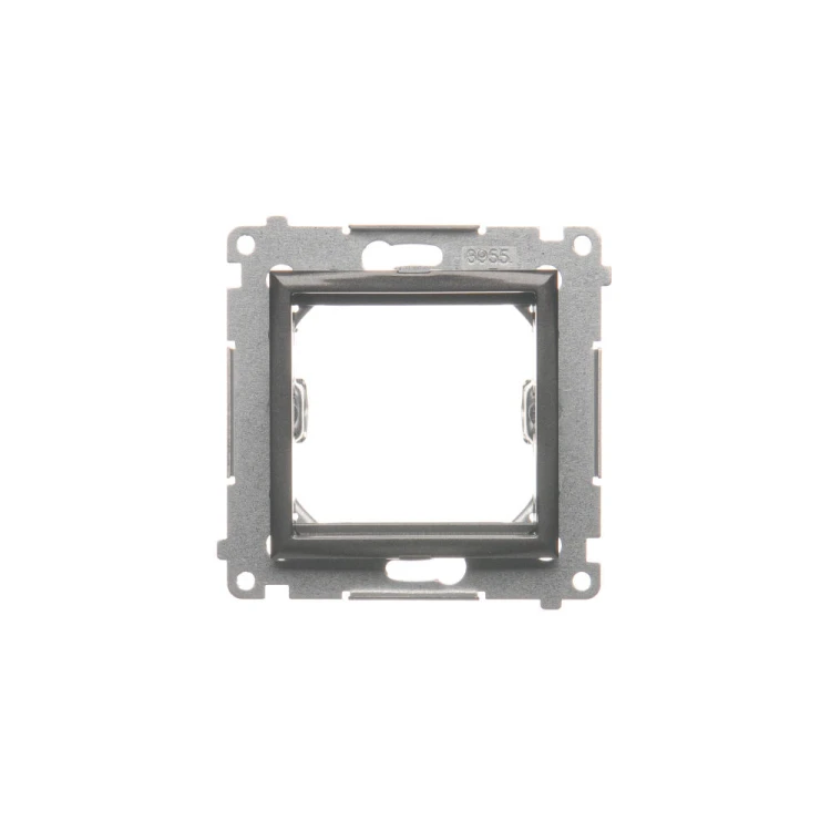 Adapter (przejściówka) na osprzęt standardu 45×45 mm Simon 54 DA45.01/48 Kontakt-Simon antracyt, metalizowany