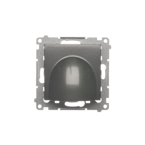 Wyjście kablowe Simon 54 DPK1.01/48 Kontakt-Simon antracyt, metalizowany