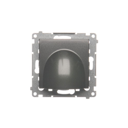 Wyjście kablowe Simon 54 DPK1.01/48 Kontakt-Simon antracyt, metalizowany