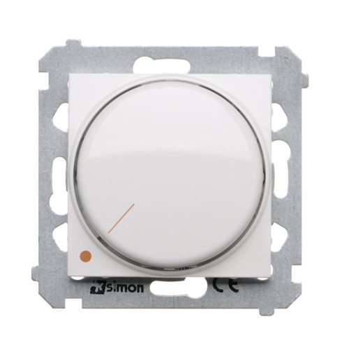 Ściemniacz do LED ściemnialnych, obrotowy, dwubiegunowy Simon 54 DS9L2.01/11 Kontakt-Simon biały
