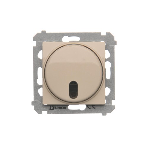 Ściemniacz naciskowy i zdalnie sterowany Simon 54 DS13T.01/41 Kontakt-Simon kremowy