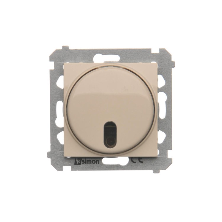Ściemniacz naciskowy i zdalnie sterowany Simon 54 DS13T.01/41 Kontakt-Simon kremowy