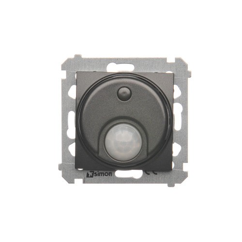 Łącznik z czujnikiem ruchu Simon 54 DCR10T.01/48 Kontakt-Simon antracyt, metalizowany