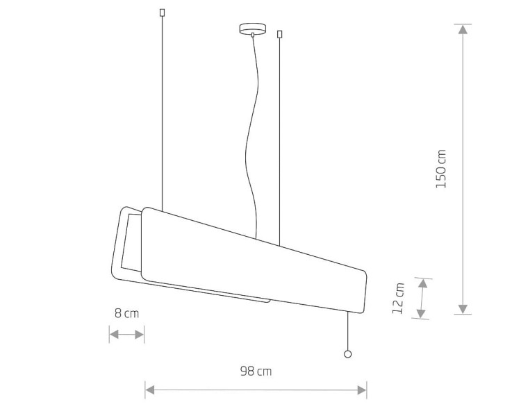 Lampa sufitowa regulowana Loft OSLO LED 90 ZWIS SMOKED OAK 7522 NOWODVORSKI Lighting LED TUBE T8 nowoczesna oświetleniowa wisząca z włącznikiem drewniana drewno dąb metal biały biała Inspiracje Premium