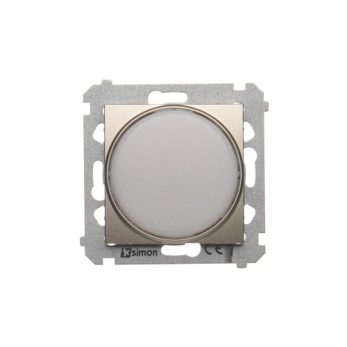 Sygnalizator świetlny LED - światło białe Simon 54 DSS1.01/44 Kontakt-Simon złoty mat, metalizowany