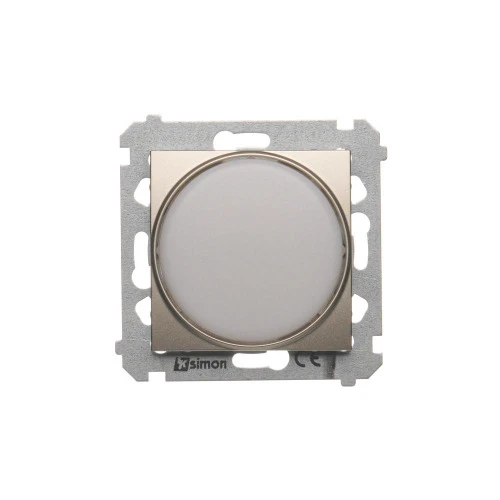 Sygnalizator świetlny LED - światło białe Simon 54 DSS1.01/44 Kontakt-Simon złoty mat, metalizowany