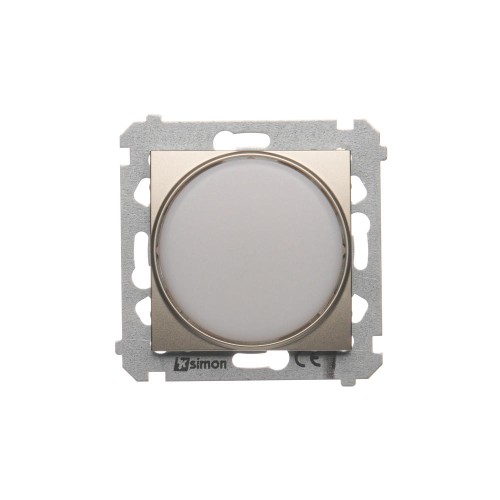 Sygnalizator świetlny LED - światło białe Simon 54 DSS1.01/44 Kontakt-Simon złoty mat, metalizowany