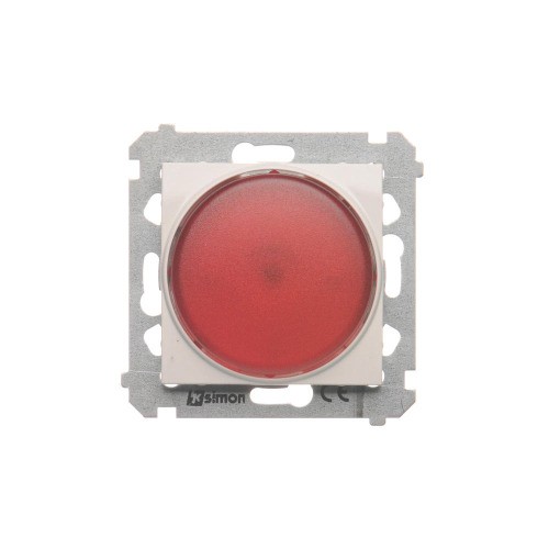 Sygnalizator świetlny LED - światło czerwone Simon 54 DSS2.01/11 Kontakt-Simon biały