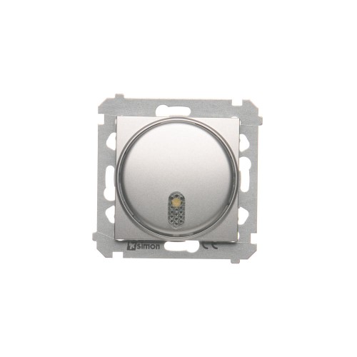 Dzwonek elektroniczny Simon 54 DDT1.01/43 Kontakt-Simon srebrny mat, metalizowany
