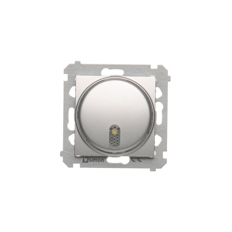 Dzwonek elektroniczny Simon 54 DDT1.01/43 Kontakt-Simon srebrny mat, metalizowany