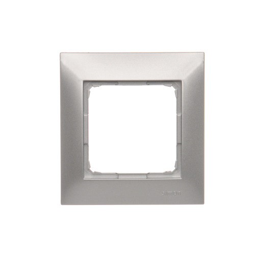 Ramka 1- krotna Simon 54 Premium DR1/43 Kontakt-Simon srebrny mat, metalizowany