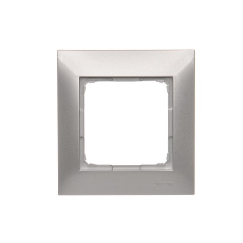 Ramka 1- krotna Simon 54 Premium DR1/43 Kontakt-Simon srebrny mat, metalizowany