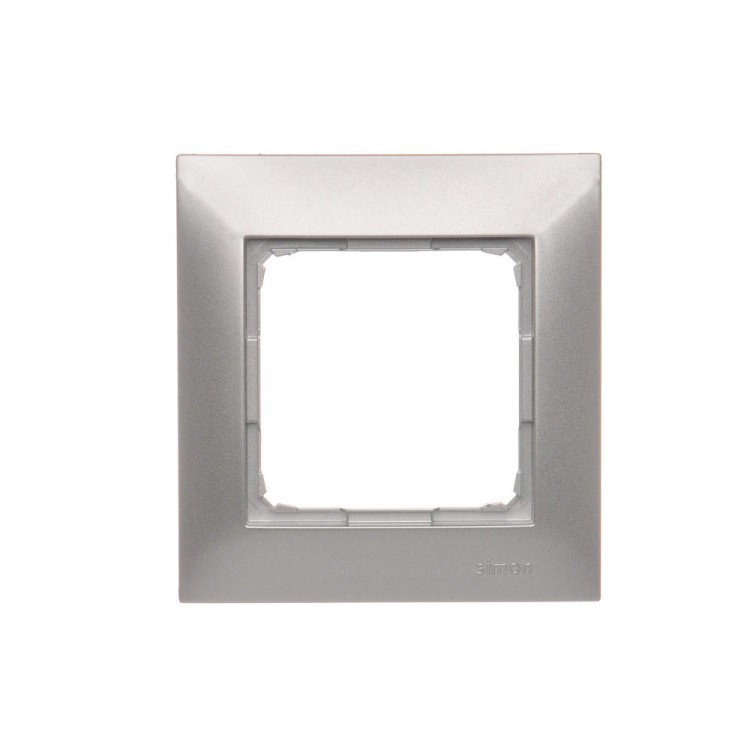 Ramka 1- krotna Simon 54 Premium DR1/43 Kontakt-Simon srebrny mat, metalizowany