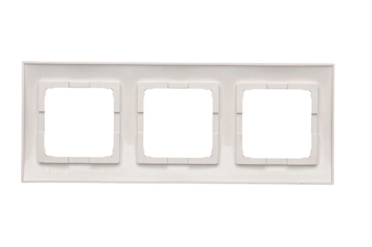 Ramka 3- krotna do puszek karton-gips Simon 54 Premium DRK3/43 Kontakt-Simon srebrny mat, metalizowany
