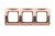 Ramka 3- krotna metalowa Simon 54 Premium DR3/36 Kontakt-Simon miedź rustykalna, metal