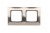 Ramka 2- krotna metalowa Simon 54 Premium DR2/61 Kontakt-Simon inox, metal