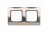 Ramka 2- krotna metalowa Simon 54 Premium DR2/61 Kontakt-Simon inox, metal