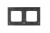 Ramka 2- krotna metalowa Simon 54 Premium DR2/61 Kontakt-Simon inox, metal
