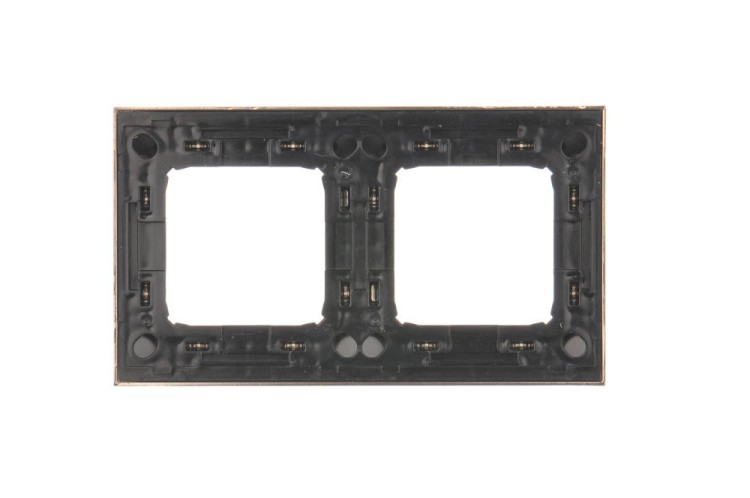 Ramka 2- krotna metalowa Simon 54 Premium DR2/61 Kontakt-Simon inox, metal