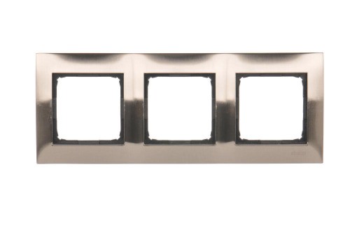 Ramka 3- krotna metalowa Simon 54 Premium DR3/61 Kontakt-Simon inox, metal