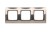 Ramka 3- krotna metalowa Simon 54 Premium DR3/61 Kontakt-Simon inox, metal