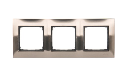 Ramka 3- krotna metalowa Simon 54 Premium DR3/61 Kontakt-Simon inox, metal