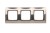Ramka 3- krotna metalowa Simon 54 Premium DR3/61 Kontakt-Simon inox, metal