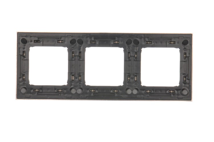 Ramka 3- krotna metalowa Simon 54 Premium DR3/61 Kontakt-Simon inox, metal