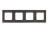 Ramka 4- krotna metalowa Simon 54 Premium DR4/61 Kontakt-Simon inox, metal
