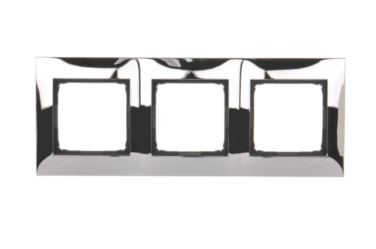 Ramka 3- krotna metalowa Simon 54 Premium DR3/63 Kontakt-Simon chrom, metal