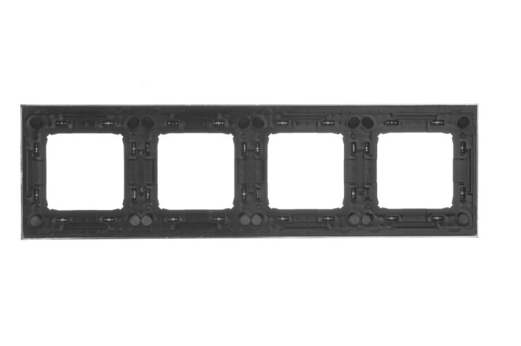 Ramka 4- krotna metalowa Simon 54 Premium DR4/63 Kontakt-Simon chrom, metal