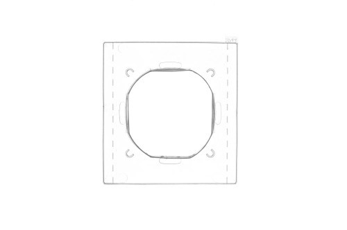 Uszczelka IP44 do ramki 1-krotnej Simon 54 Premium DU1 Kontakt-Simon