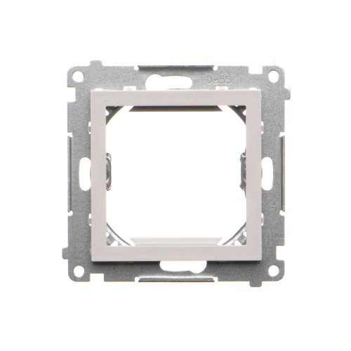 Adapter (przejściówka) na osprzęt standardu 45×45 mm Simon 55 TA45.01/114 Kontakt-Simon jasnoszary mat