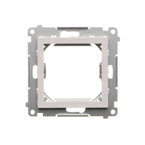 Adapter (przejściówka) na osprzęt standardu 45×45 mm Simon 55 TA45.01/114 Kontakt-Simon jasnoszary mat