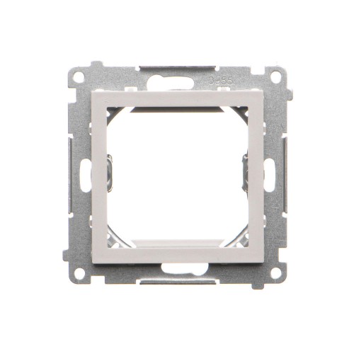 Adapter (przejściówka) na osprzęt standardu 45×45 mm Simon 55 TA45.01/114 Kontakt-Simon jasnoszary mat