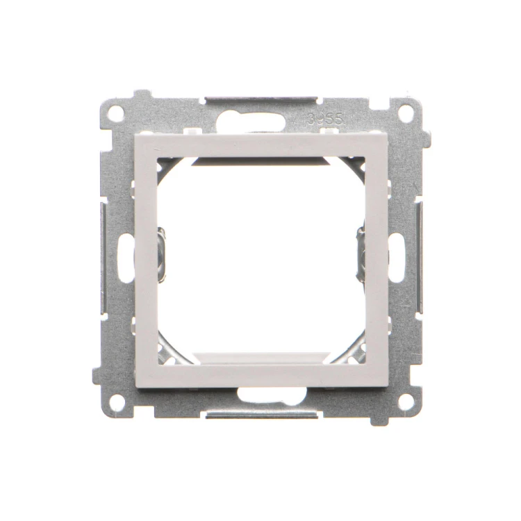 Adapter (przejściówka) na osprzęt standardu 45×45 mm Simon 55 TA45.01/114 Kontakt-Simon jasnoszary mat