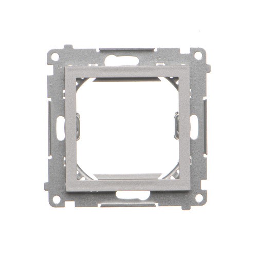 Adapter (przejściówka) na osprzęt standardu 45×45 mm Simon 55 TA45.01/143 Kontakt-Simon aluminium mat