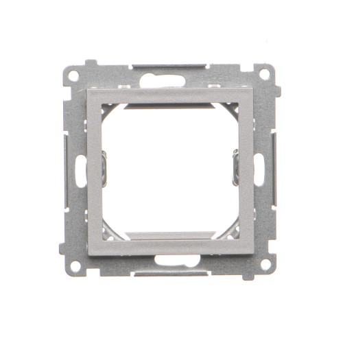 Adapter (przejściówka) na osprzęt standardu 45×45 mm Simon 55 TA45.01/143 Kontakt-Simon aluminium mat